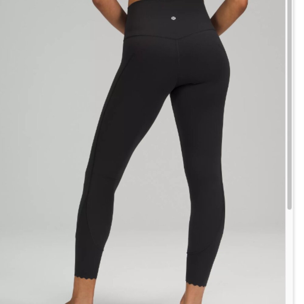 lululemon Align Pant 25" Scallop - Black